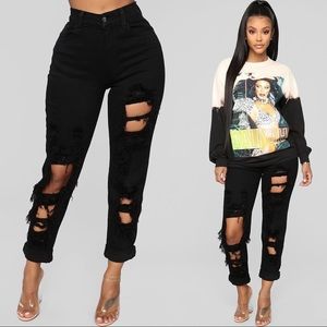 Fashion Nova Word on the Street Jeans